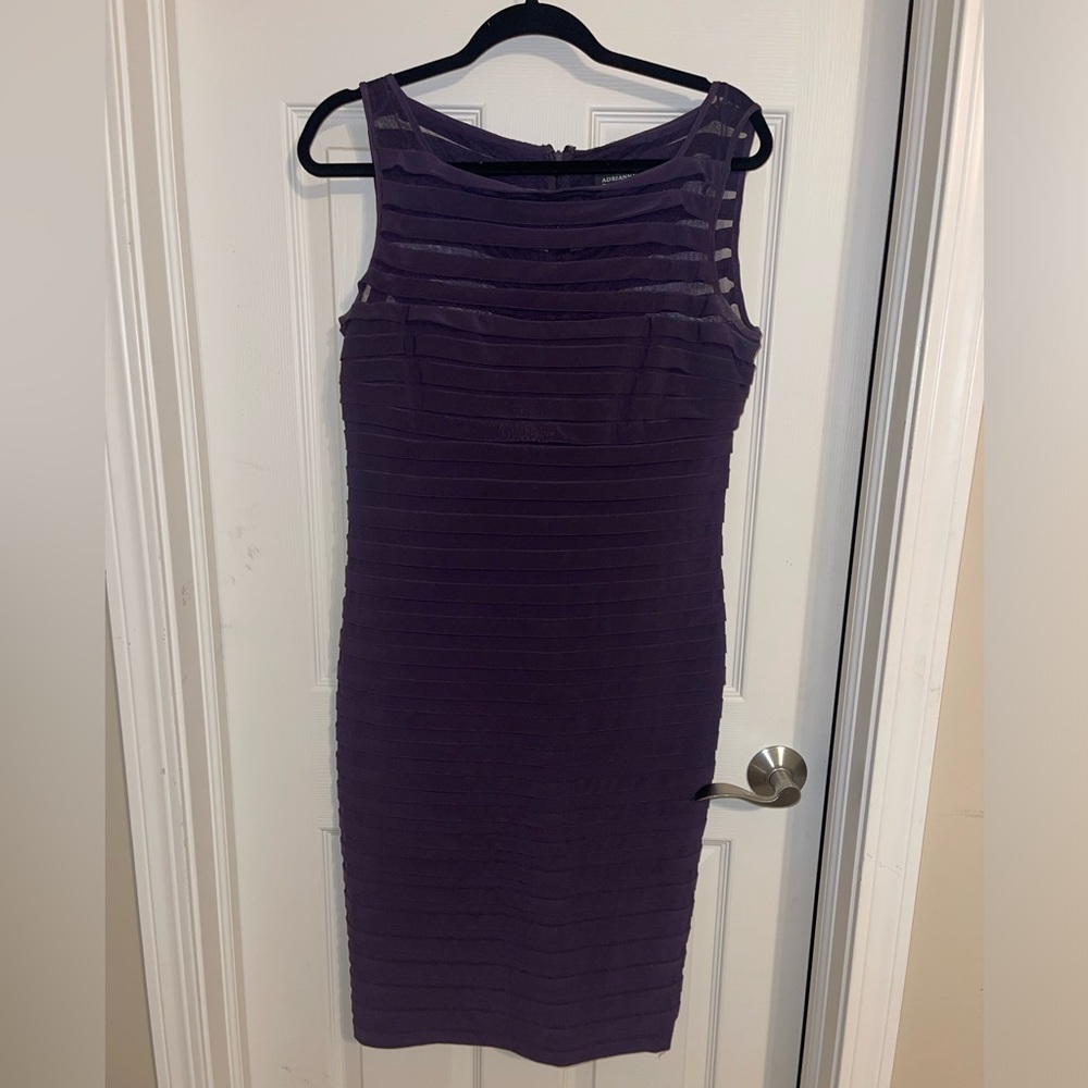 Pleated Purple dress